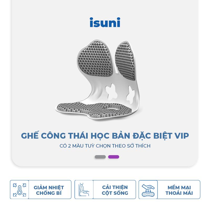 [BẢN ĐẶC BIỆT VIP] ISUNI Ghế Chỉnh Tư Thế Ngồi Chính Hãng – Chống Gù, Hỗ Trợ Cột Sống, Ngồi Lâu Không Mỏi, Chuẩn Công Thái Học tựa lưng thư giãn bập bênh chính hãng bk ghe gọn gấp gập làm việc tại chairs gaming cong bệt  snorlax roichen