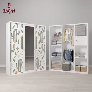 TROVA Lemari Besi 3 Pintu Super 150cm dengan Brankas Rahasia & Laci Eksklusif Pintu Geser Premium untuk Penyimpanan Efisien Desain Elegan dan Fungsional