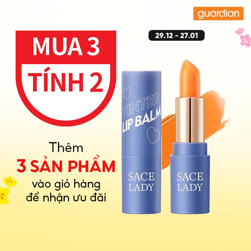 Son Dưỡng Tint Sace Lady Tinted Lip Balm 4G 