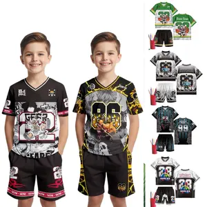 STELAN ANAK SETELAN BAHAN JERSEY V NECK KARAKTER LUFFY ROBLOX DEMON SLAYER UK M-XXL TERBARU Bahan Lembut Halus Adem Nyaman Cocok untuk Anak Printing Fullprint Gambar Awet Jahitan Rapi dan Kuat