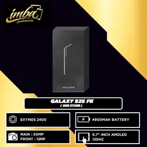 SAMSUNG GALAXY S25 FE 8GB 512GB GARANSI RESMI | EXYNOS 2400 CHIP | AMOLED 6.7 INCI | KAMERA 50MP