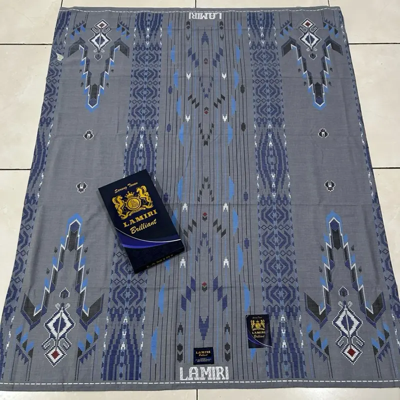 Sarung Lamiri TKB Authentic Motif TKB TR Kembang Briliant Rayon Dewasa Muslim Pria Lembut  - Premium Quality Batik bhs classic Remaja 3