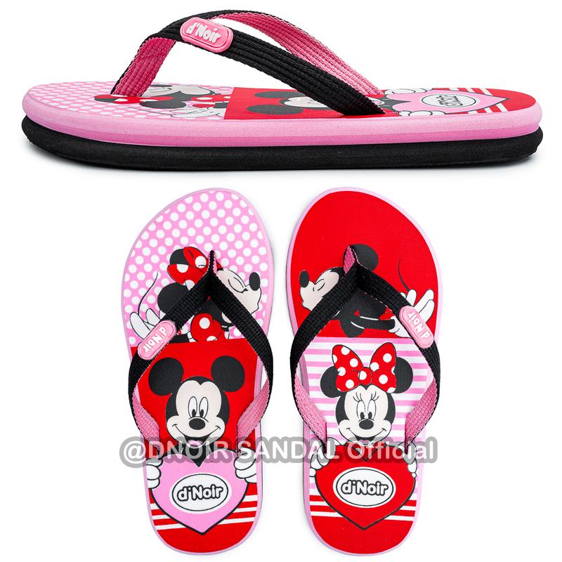 DNOIR Sandal Jepit Anak Perempuan MINNIE size 25 - 36 Fashion 5