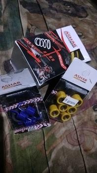 Product Review of MIO J MIO SOUL X RIDE 115 MIO GT 115 FINO 115 SMILE FULL UPGRADE RACING CVT ASHAR RACING Motorcycle ROLLER+PER CVT+ PER SENTRI from t**r 0
