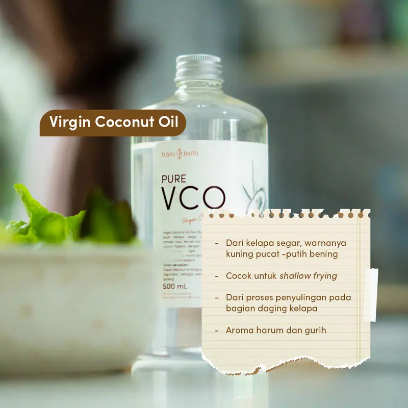 VCO | Virgin Coconut Oil 1 Liter - Dari Bumi Minyak kelapa Murni 2