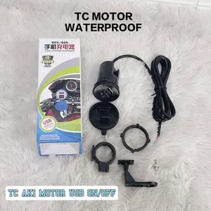 Charger Aki Casan Motor Waterproof TC Aki Anti Air USB Kabel