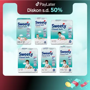 Sweety Silver Pants Cloud Soft - Popok Bayi Celana / Baby Pants Diaper - All Size - (NB-XXL) - Jumbo Pack