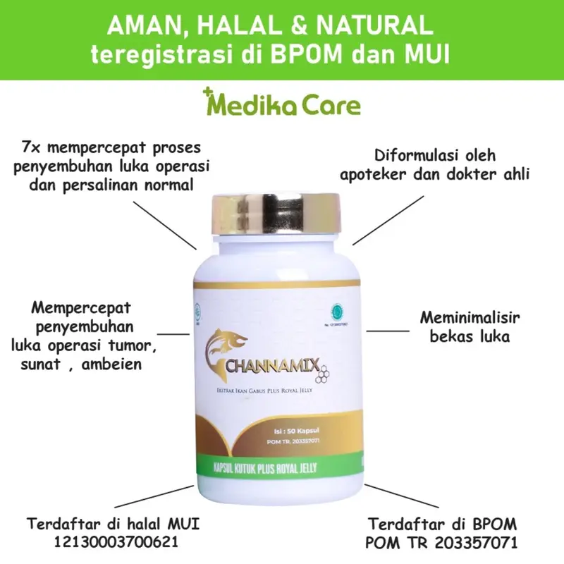 Kapsul Channamix Sari Kutuk Albumin Dan Royal Jely 1