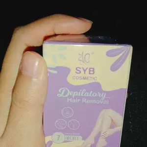 BUNDLING (BUY 4 GET FREE MINI GOLD) SYB COSMETIC Depilatory Hair Removal Mini Size 25gr [Cream Pembersih Bulu Hanya 7 Menit]