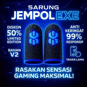 Sarung Jempol Gaming EXE V2 | Aksesoris Game Free Fire & Mobile Legend By exjooo