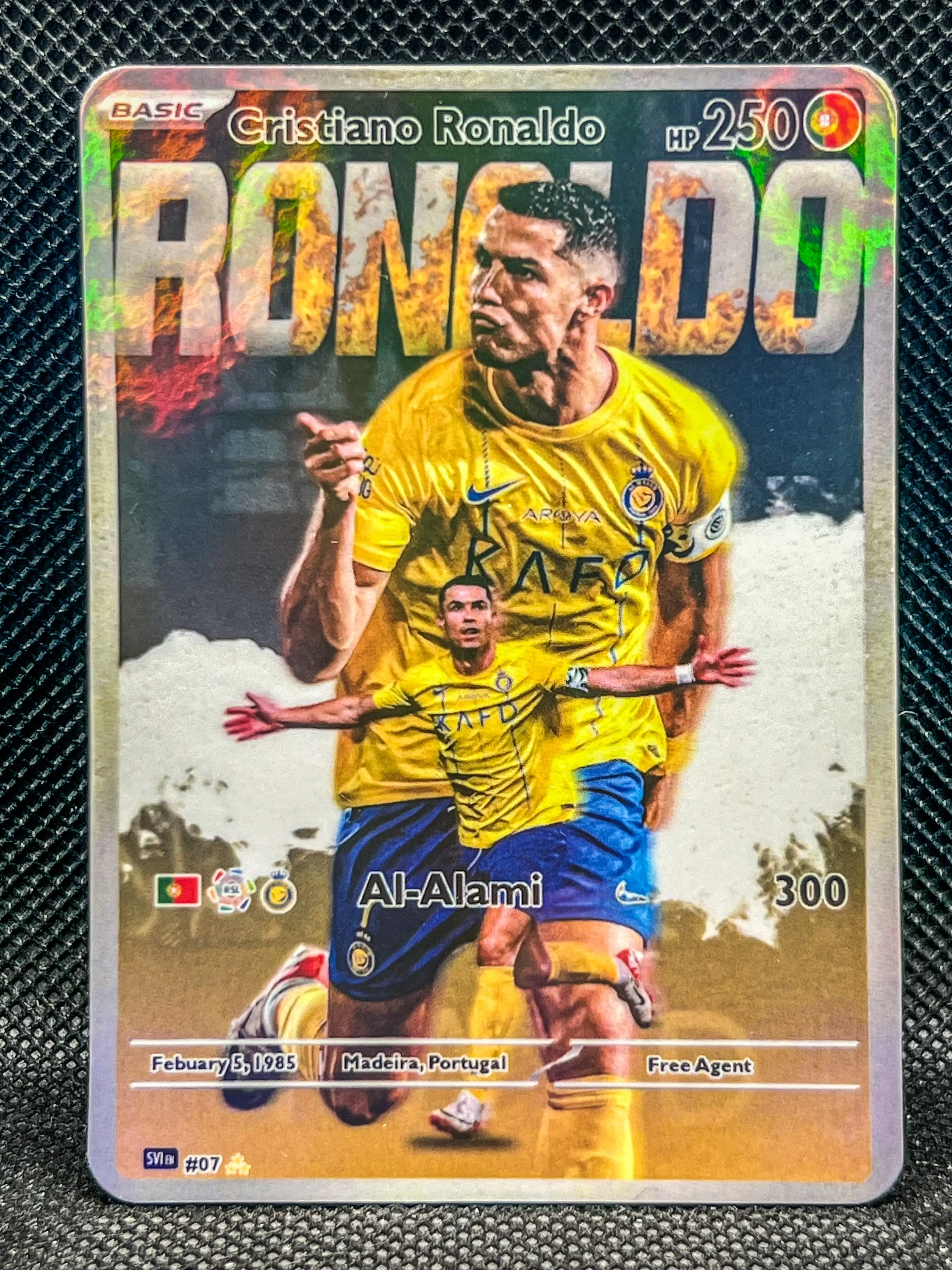 Cristiano Ronaldo Pokemon Card (Special Art)
