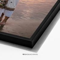 Gambar Cetak Foto Bingkai Kanvas 10r - 20r Frame Minimalis Putih Aestethic varian Ukuran - 20x20 cm dari bingkaicanvas Kota Depok 2 Tokopedia