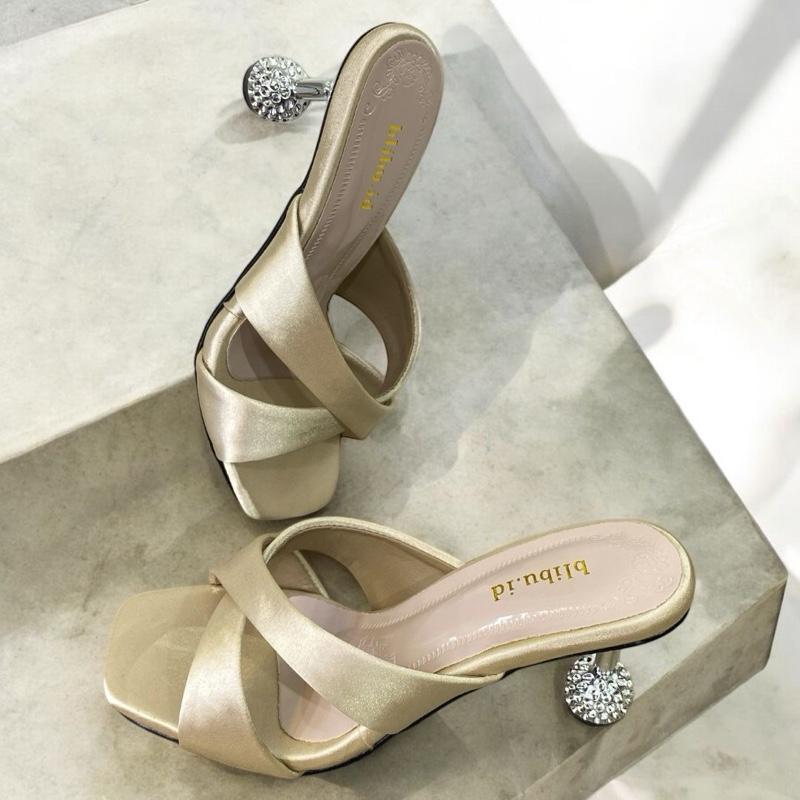 NAURA 7cm sendal pengantin sendal wisuda sendal manten bahan satin By blibu.id 6