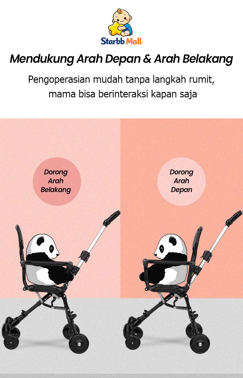 [Bisa COD] Starbb Mall Stroller Bayi Travelling Ibu Bayi Perlengkapan Bayi Stroller Travel Kereta Portable Dorong Kereta Dorong Bayi Lipat 2 Arah Travelling Stroller Bayi Anak-Anak Kursi Dorongan