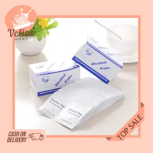 Alkohol Pads Kapas Alkohol Isi 100Pcs / Tissue Alkohol Swab 70% / Antiseptik Untuk Bersihkan Luka