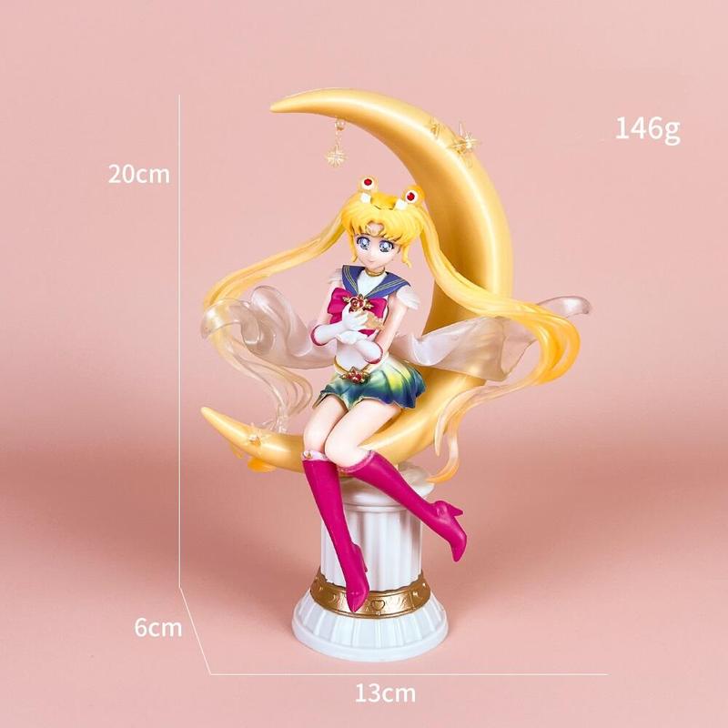 Product Introduction of Đồ Chơi Bé Gái PVC Thủy Thủ Mặt Trăng Anime, Bandai, 22CM, Mô Hình Hành Động Đồ Trang Trí Bánh, Mô Hình Đồ Trang Trí Xe Hơi, Quà Sinh Nhật Cho Trẻ Em, Búp Bê Co Toy 4