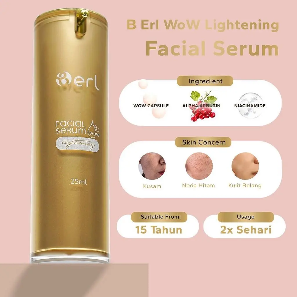 Facial Serum Berl | Face Serum Berl | Serum Berl | SERUM BERL Wajah Cair