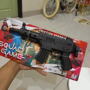 Mainan Tembak Tembakan Squid Game Anak Bunyi Pretekan Sparking Toys