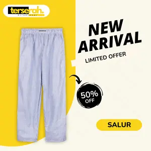 Celana Panjang TERSERAH Motif salur UNISEX Casual Long pants PRIA WANITA