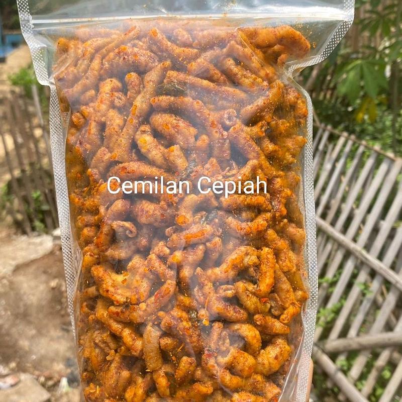 Keripik Usus Crispy Pedas Daun Jeruk 1kg 1