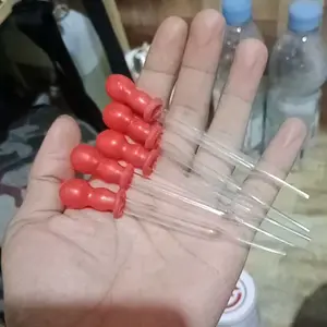 Pipet Tetes Kaca 10cm / Pipet Tetes Pendek - Kaca Tipis (Ecer)