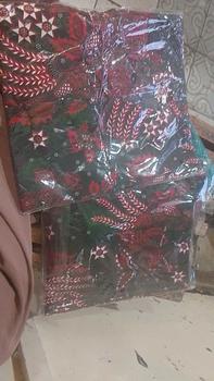 Product Review of Baju Batik Couple Lengan Pendek Terbaru Motif Kopri Biru Pasangan Dewasa - Wanita Katun Dress Sarimbit from R**y 0