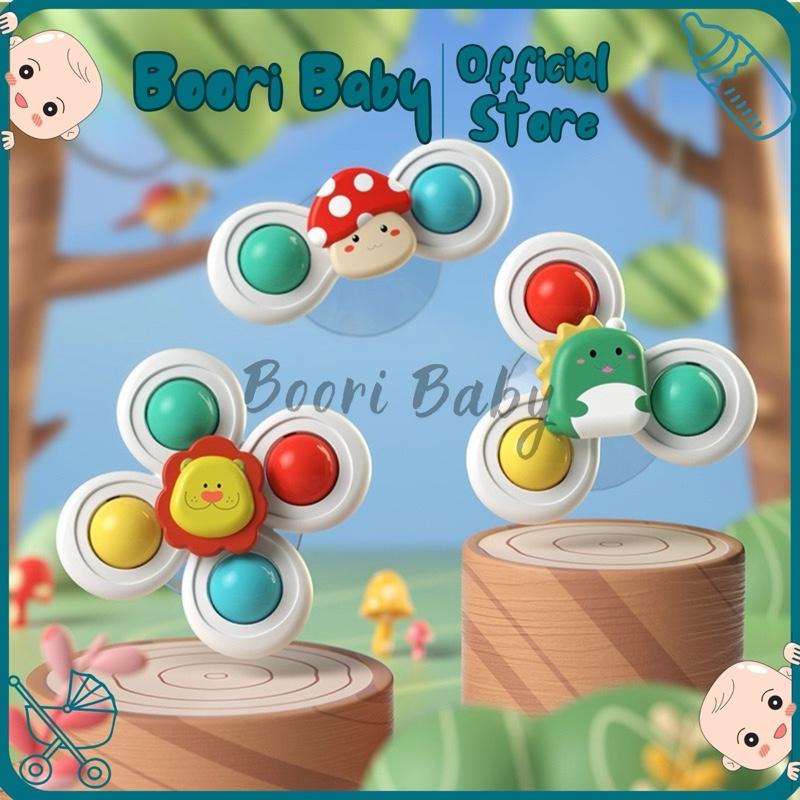 Set 3 chiếc đồ Chơi Con Quay Spinner Chong Chóng Dính Tường Cho Bé Âm Thanh Vui Nhộn Kem