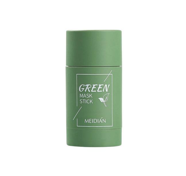 Green Tea Mask Stick, Green Mask Stick Blackhead Remover and Deep Cleansing  Oil Control and Anti-Acne Solid and Fine, Suitable for All Skin Types