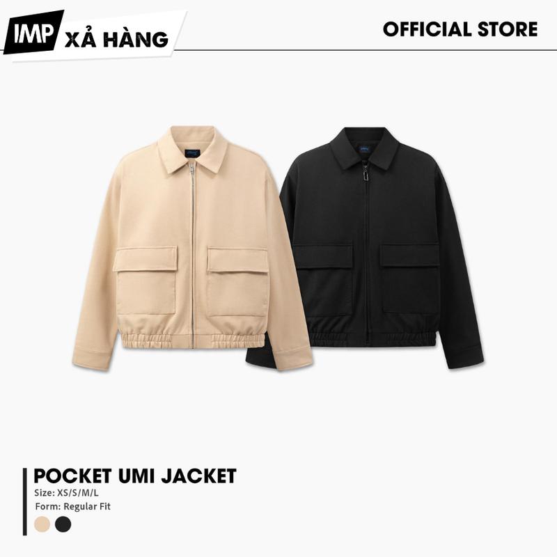   XẢ HÀNG  Áo khoác Jacket Pocket basic vải umi dày dặn co giãn thoải mái ít xù nhăn  - Menswear 