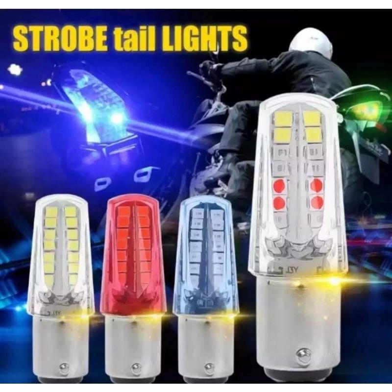 Product Introduction of [BISA COD] Lampu Stop Pyramid | StopRem Lampu Belakang RGB, Bisa Running dan Flash | Socket Kaki 2 H6 2