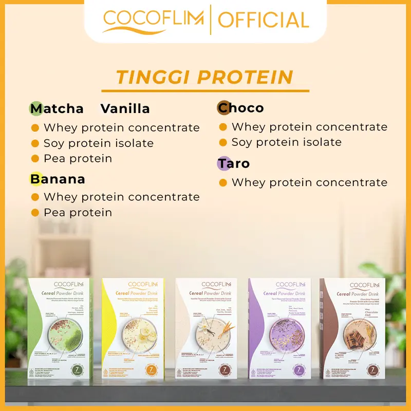 Cocoflim Meal Replacement 1 Box isi 7 sachet. 2