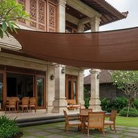Gambar Jaring Paranet Coklat Lebar 3/4/5 Meter Peneduh Teras Lis Tepi Jahit Tahan UV Sunshade 95 Persen Penahan Panas untuk Garden Carport Greenhouse Swimming Pool - 4x5 dari Kazemaster Kab. Kediri 4 Tokopedia
