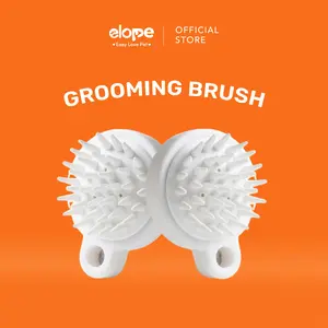 ELOPE Brush Grooming Sikat Bulu Silicone Mandi  Pijat Kucing Anjing Lembut