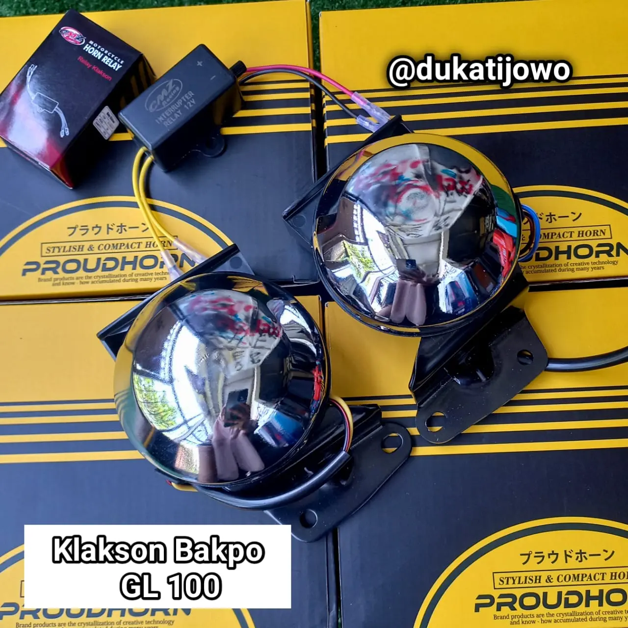 Klakson Bakpo GL100 Proudhorn Import Sepasang Klakson Bakpao GL 100 Cb Mp