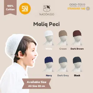 Nadokido Maliq Peci / Kopeah Rajut Topi Ramadhan Kopiah Anak Bayi Muslim