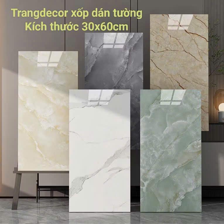 Sét 50 Tấm Xốp Dán Tường Nhựa PVCTường Vân Đá Kích Thước 60x30cm Có Keo Sẵn Phòng khách Chống ẩm miếng dán phòng bếp miếng dán vn trắng-96cm tấm nhựa pvc tấm pvc dán trước tấm dán tường nhựa pvc ốp tường. hộp quà, quà, set quà