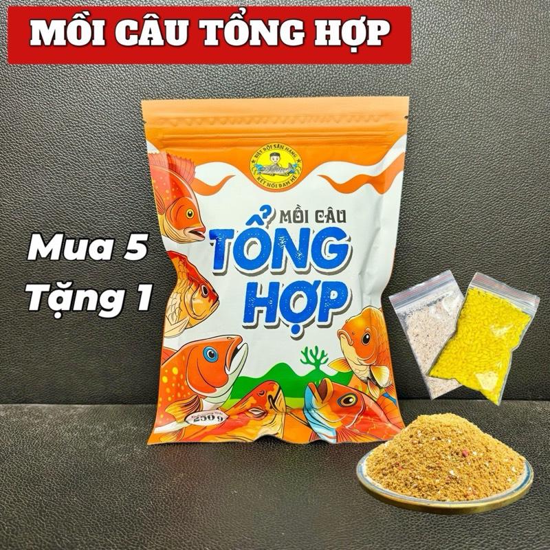 [BĐSH] Mồi Câu Cá Tổng Hợp 250g - Chuyên Dùng Câu Chép, Diếc, Rô Phi, Trôi Dịch Vụ và Tự Nhiên