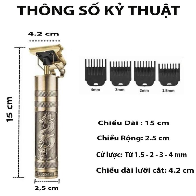 Product Introduction of Tông đơ cắt tóc bấm viền tạo kiểu tóc dùng làm máy cạo râu 13