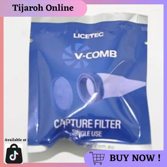Filter Sisir Kutu V Comb / Vakum Penyedot Kutu Rambut