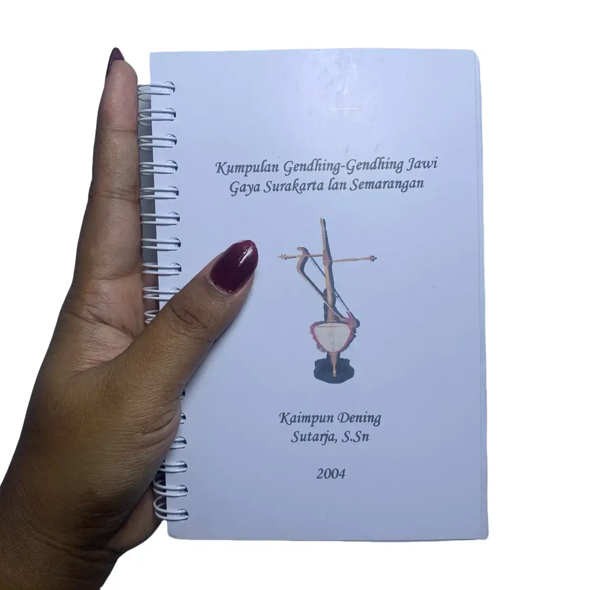 Buku Gending Tarjo Kecil dengan Berbagai Gending Pahargyang, Bonangan, Langgam, Wayangan