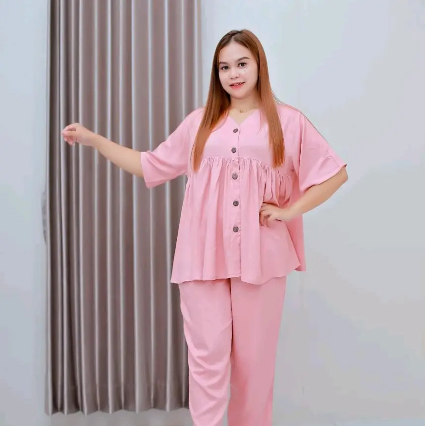 Pajamas Wanita Premium Pajamas Wanita Jumbo Pajamas Wanita Pajamas Premium Pajamas jumbo ld 130 Pajamas Wanita Lengan Pendek Pajamas Wanita Lengan Panjang Pajamas Rayon Premium Pajamas Couple Suami Istri Pajamas Korean style sleeper wanita pajamas Baju