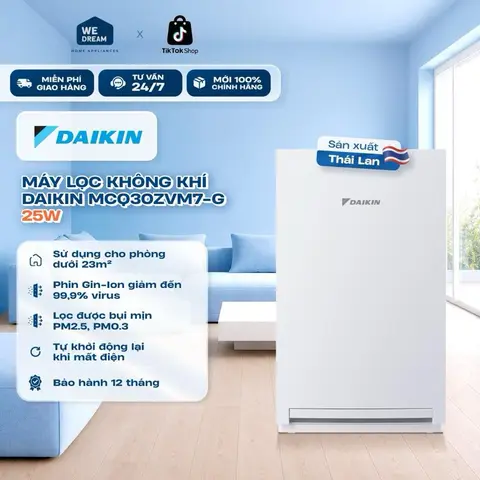 Máy Lọc Không Khí Daikin MCQ30ZVM7-G 25W
