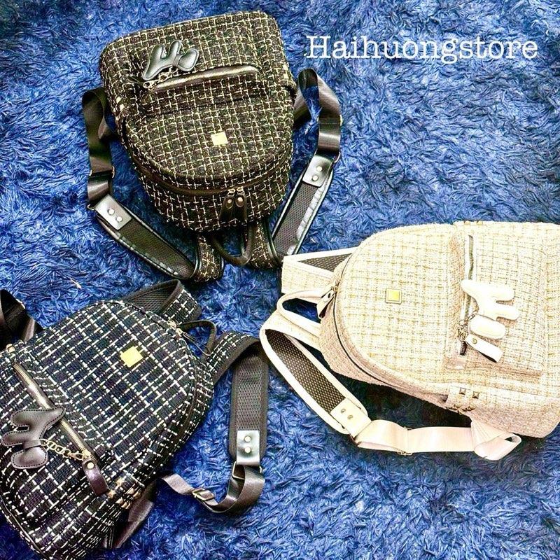 Balo Kim tuyến Size 40 vừa A4, Laptop 14inch, Atlat địa lý Da Bag Đeo Vai