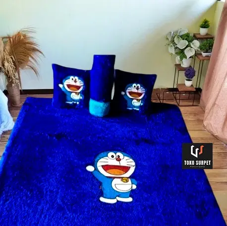 SURPET Kasur Karpet Motif Karakter Ukuran 165x120 Bonus 2 Bantal & 1 Guling Ukuran Kecil [Terlaris] Dekorasi 0