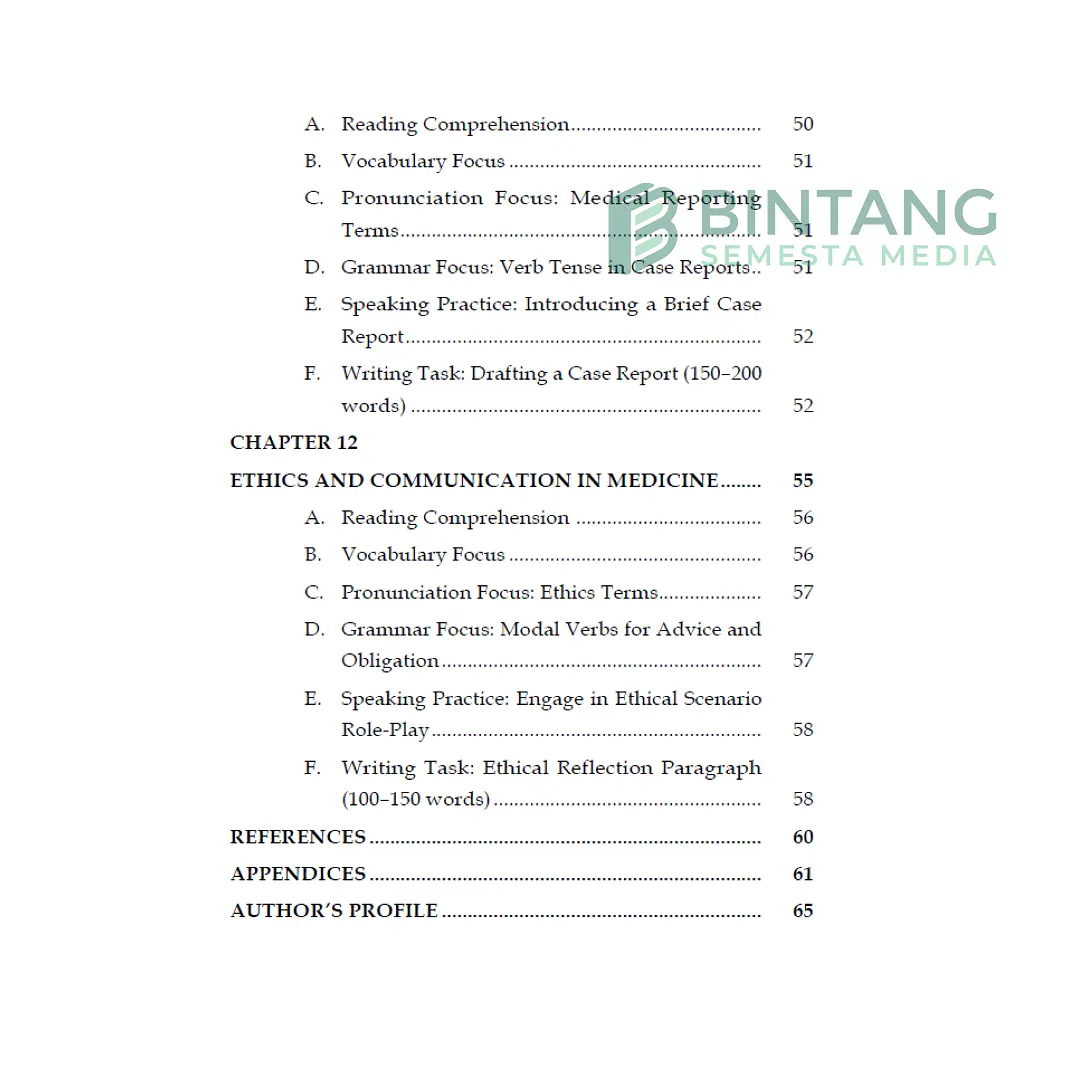 English for General Medicine Students : Practical Guide to Medical English Communication