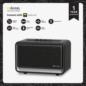 Eggel Home 3 Portable Bluetooth Speaker with Karaoke Function