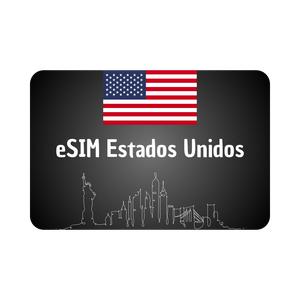 Tarjeta eSIM Estados Unidos Plan Datos 5G Cobertura 5G de Verizon y T-Mobile Recarga Disponible Velocidad Máxima Sin Cargos Ocultos por Roaming