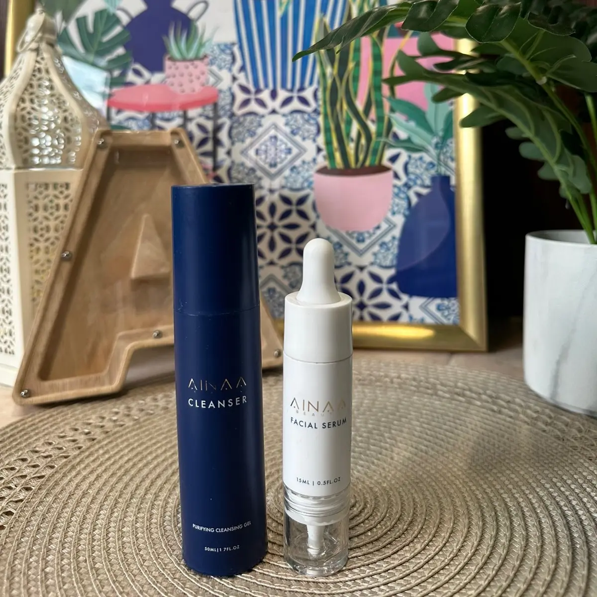 AINAA ADVANCE ACNE RELIEF 2-in-1 (Cleanser & Serum) +cleansing balm Hydrating Skincare