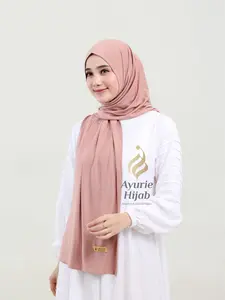 AYURIE - Pashmina Ataya Size L Hijab Dewasa Instan Matt Jersey Super Langsung Slup Pashmina Instan Oval Simple kerudung Muslim Cantik Di Cuci Dengan Tangan Saja Pashmina Syal Pashmina Oval