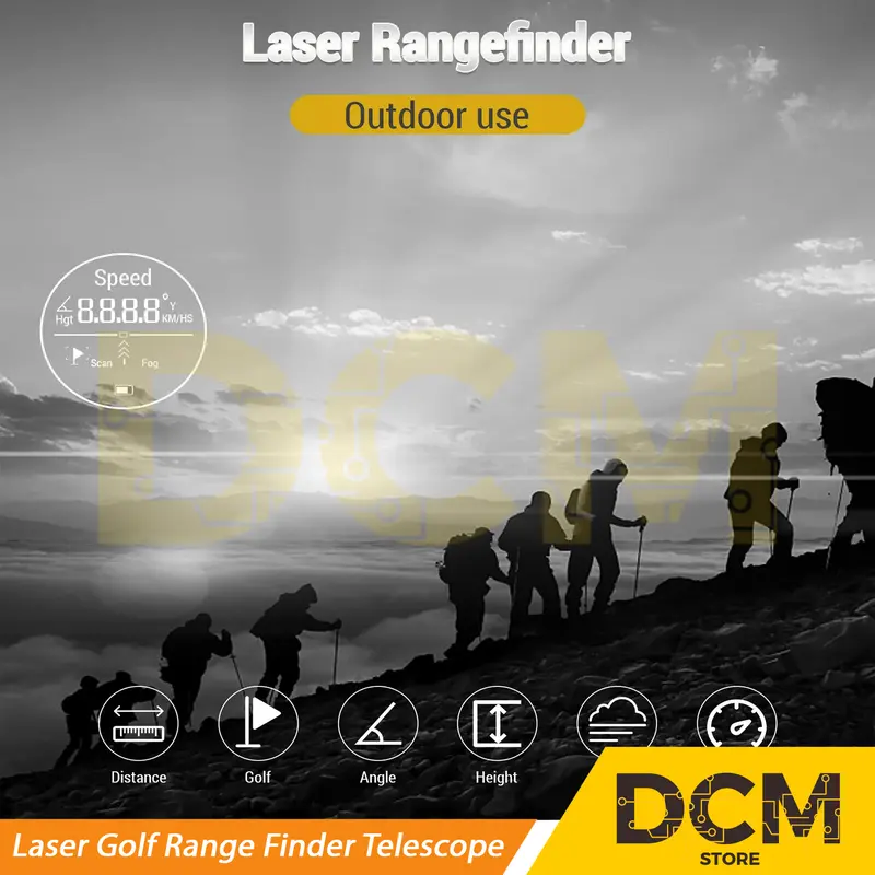 Laser Golf Range Finder Telescope Teropong Berburu Pengukur Jarak 600m 5